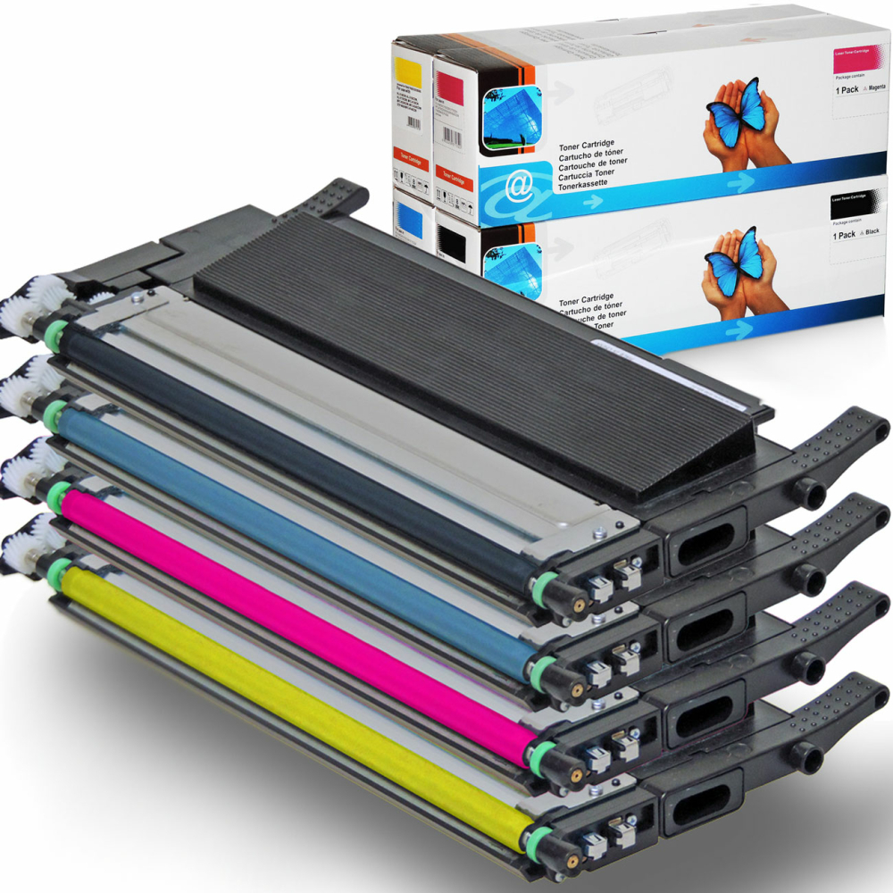 Kompatibel 4er Tonerset für Xpress C 430 (CLT-P404C) Tonerkassetten für C430 Drucker