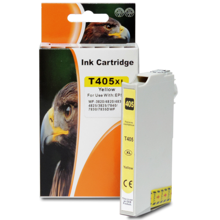 D&C 405XL Kompatible Tintenpatronen 4er-Set für Epson WorkForce Pro WF-3825 DWF