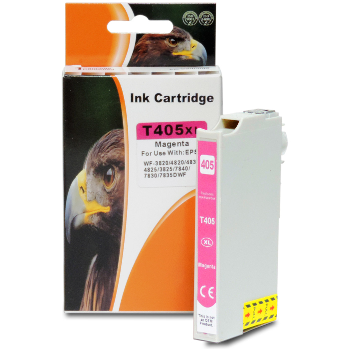 D&C Kompatibel 4er Set Epson 405XL Tintenpatronen für WorkForce Pro WF-7840DTWf