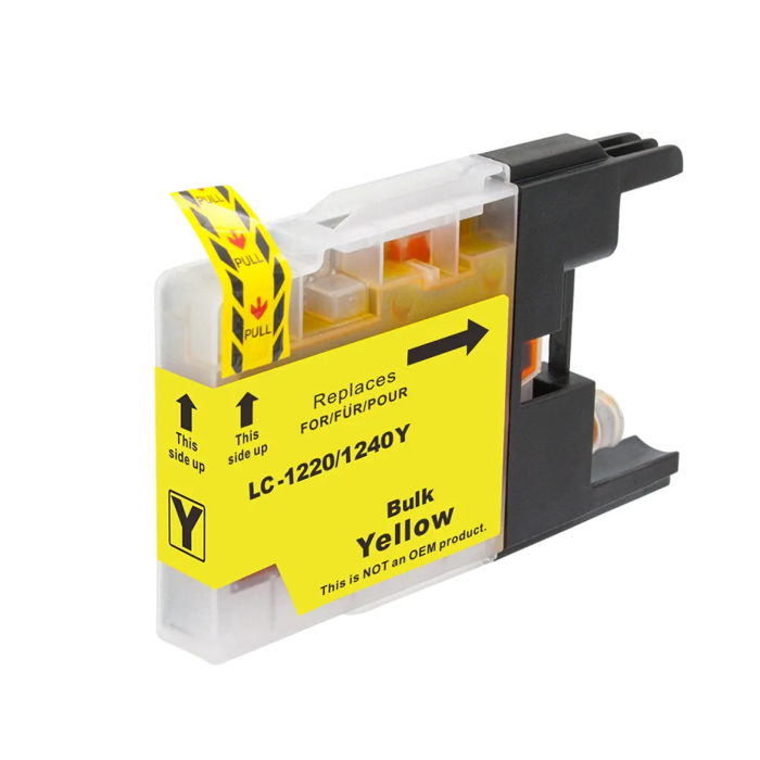 Kompatibel Brother LC-1240 XL Y Yellow Gelb Druckerpatrone für 600 Seiten von D&C