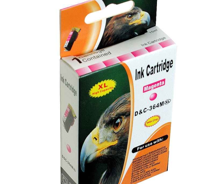 D&C Druckerpatrone Tinte ersetzt HP 364M XL Magenta...