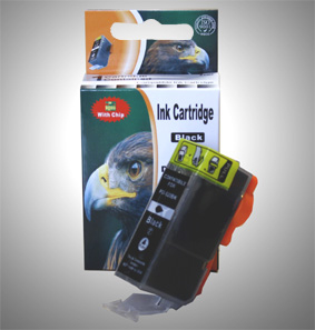 Kompatibel Canon 2932B001, PGI-520 PGBK Schwarz Black pigmentiert Druckerpatrone für 500 Seiten von D&C