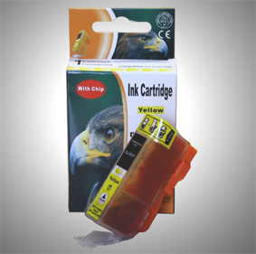 Kompatibel Canon 2936B001, CLI-521 Y Yellow Gelb Druckerpatrone für 650 Seiten von D&C