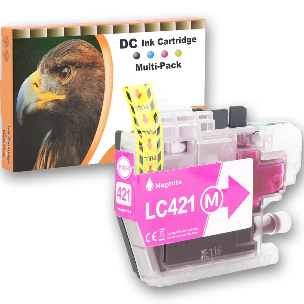 Gigao LC-421 Tintenpatronen Set kompatibel mit Brother für DCP-J1050DW - 4er Multipack