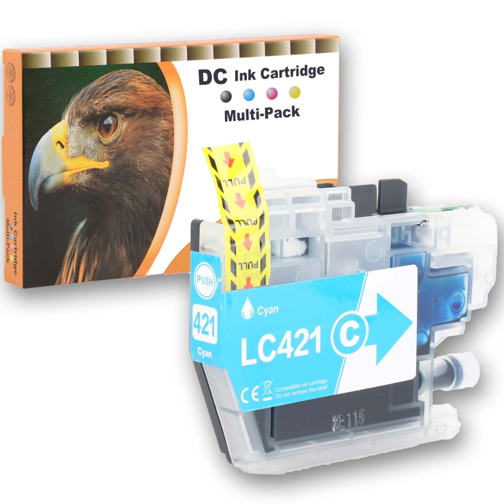 Gigao LC-421 Tintenpatronen Set kompatibel mit Brother für DCP-J1800DW - CMYK