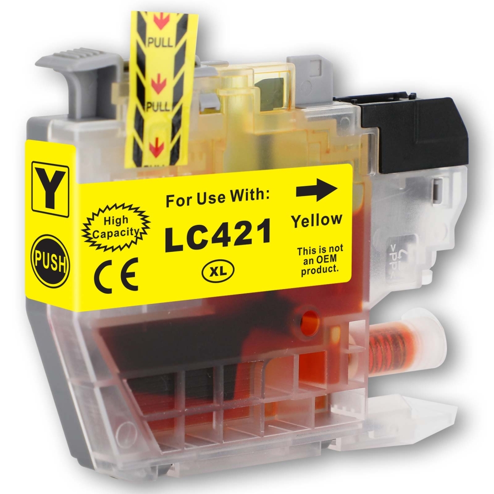 Gigao LC-421 XL Kompatibel Tintenpatronen Set für Brother MFC-J1010DW - 4 Farben CMYK