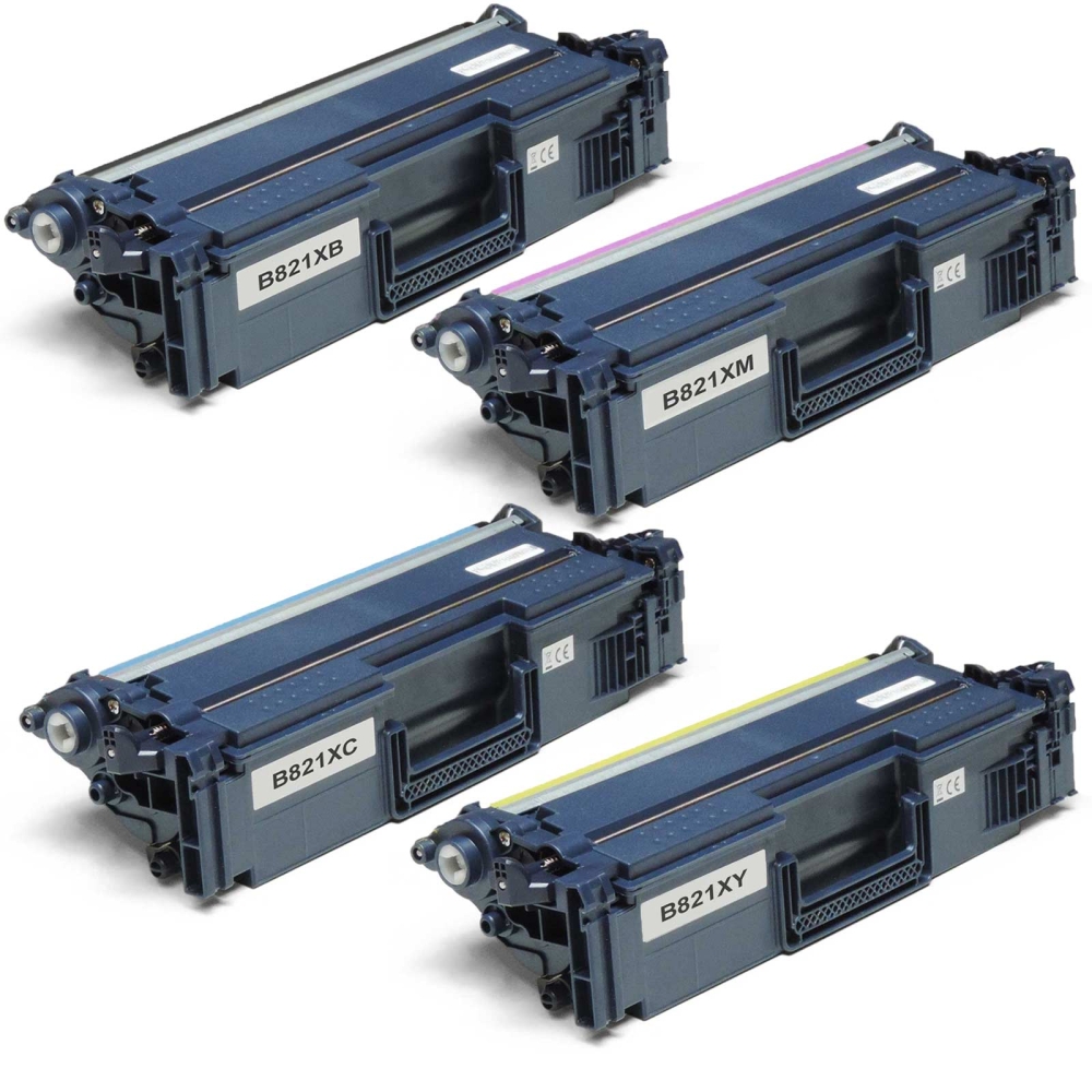 Gigao TN-821XL Toner-Set kompatibel mit Brother für MFC-L 9630 CDN - CMYK Set