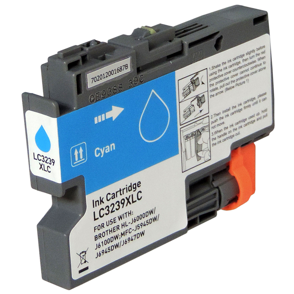 Gigao LC-3239XL Tintenpatronen Set XL kompatibel mit Brother für MFC-J6945DW - 4er Pack CMYK