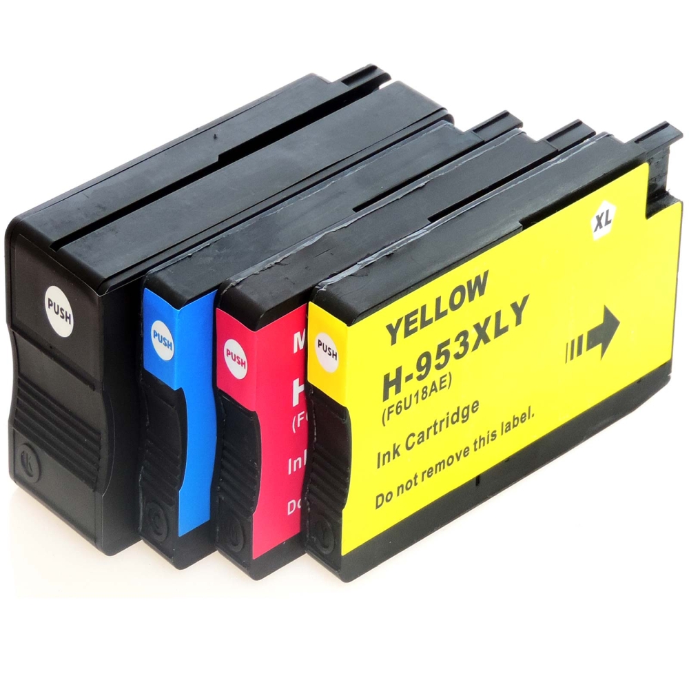 D&C HP 953XL Tintenpatronen Set kompatibel für HP OfficeJet Pro 8216 (4er Pack)