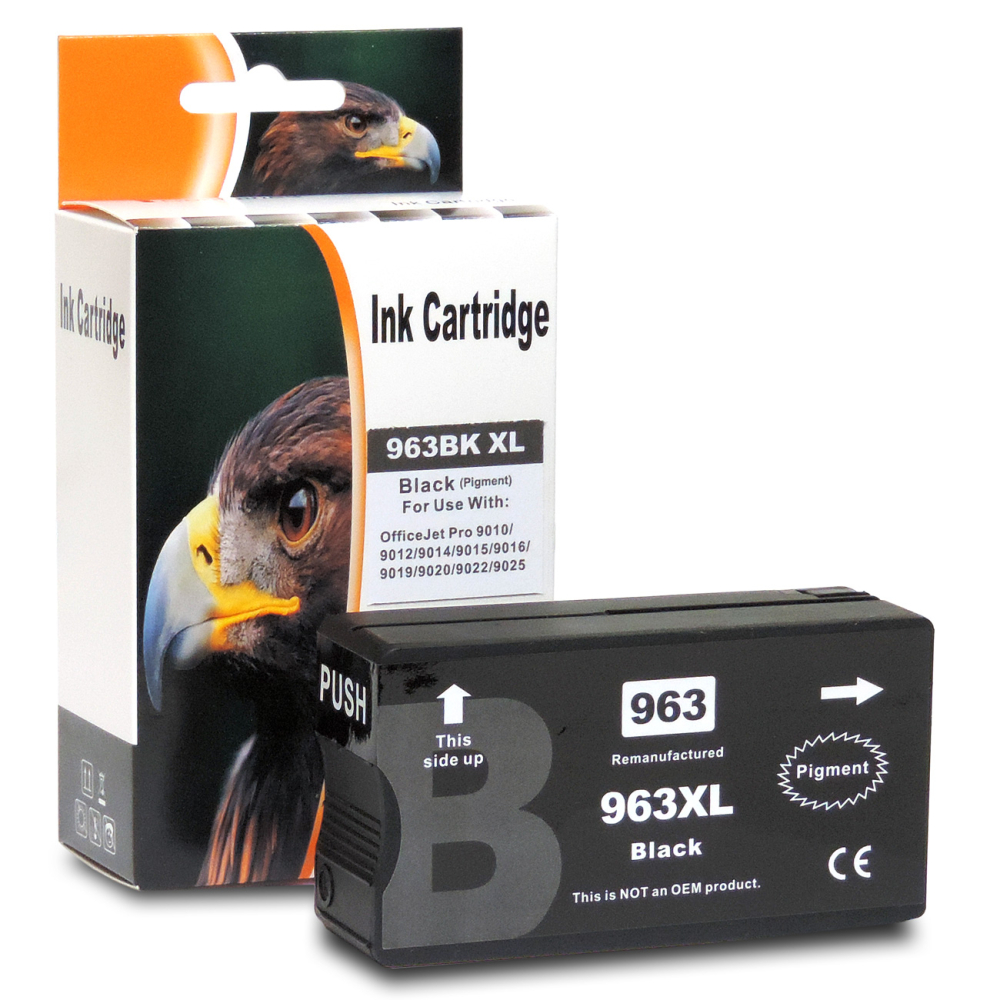 D&C HP 963XL Kompatibel 4er Set Tintenpatronen für HP OfficeJet Pro 9010 Serie - Hohe Reichweite