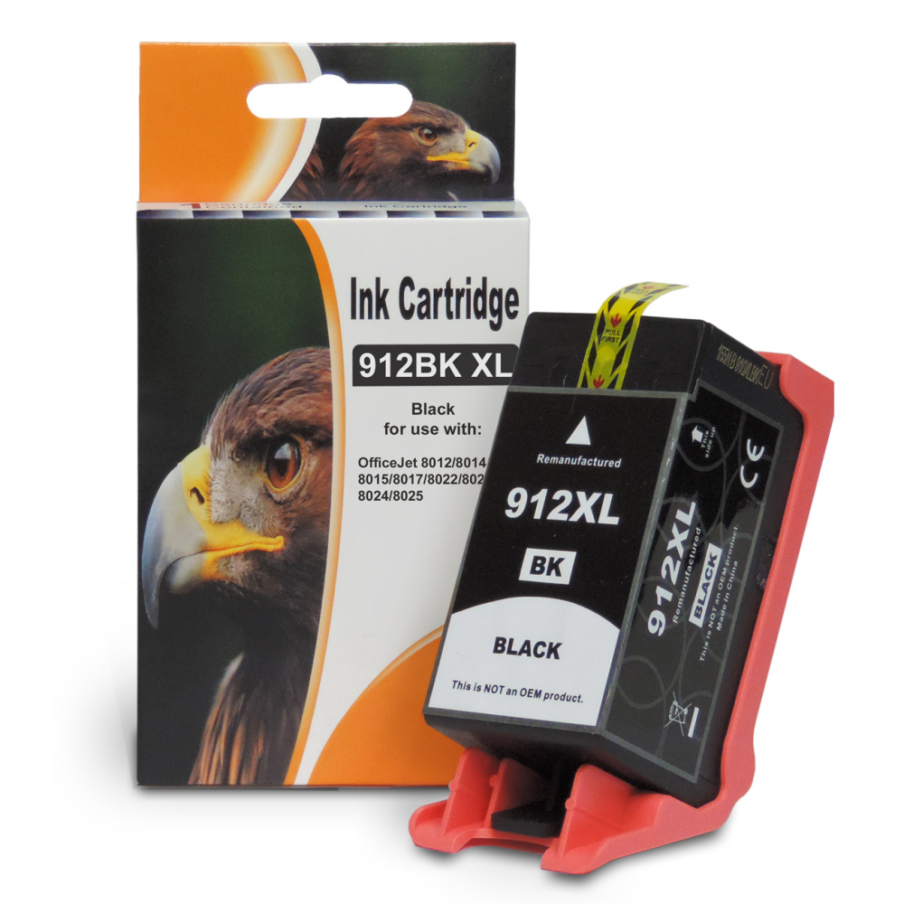 D&C HP 912XL Kompatible Tintenpatronen 4er-Set für HP OfficeJet Pro 8012