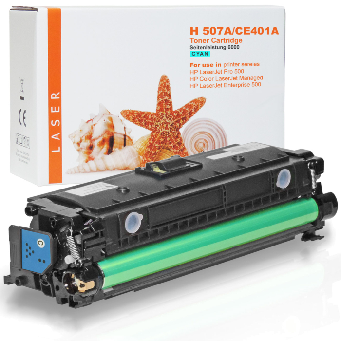 Gigao Toner-Set für HP LaserJet Enterprise 500 color M575f - CE400X/CE401A/CE402A/CE403A (507X/507A)