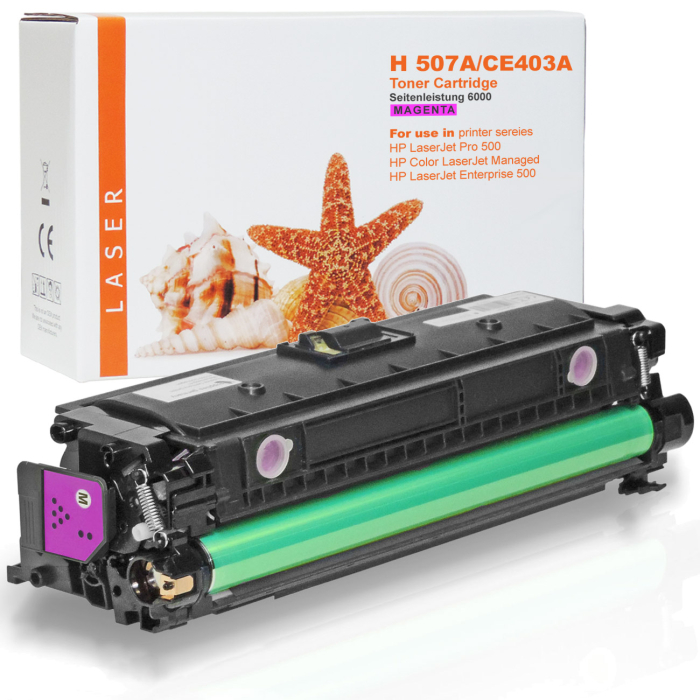 Gigao Toner-Set für HP LaserJet Enterprise 500 color M575f - CE400X/CE401A/CE402A/CE403A (507X/507A)