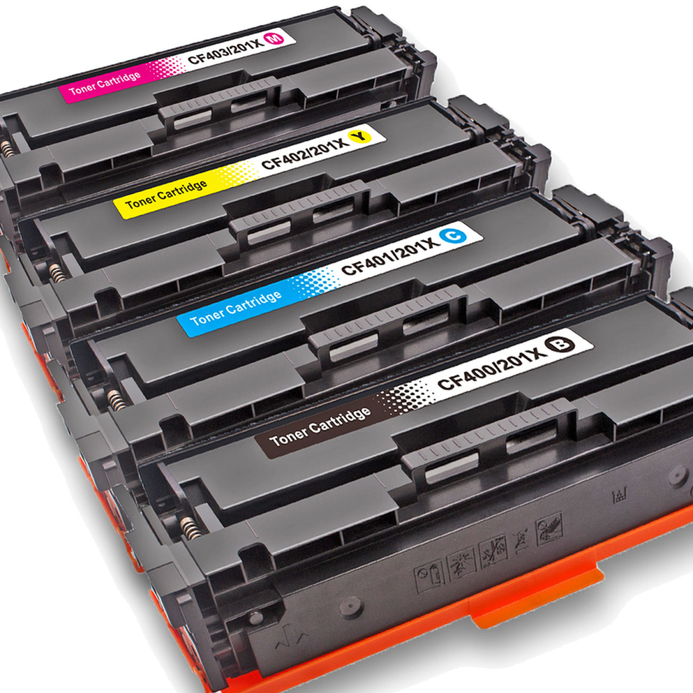 D&C Toner-Set für HP Color LaserJet Pro MFP M277dw - 4x 201X CMYK Kompatibel