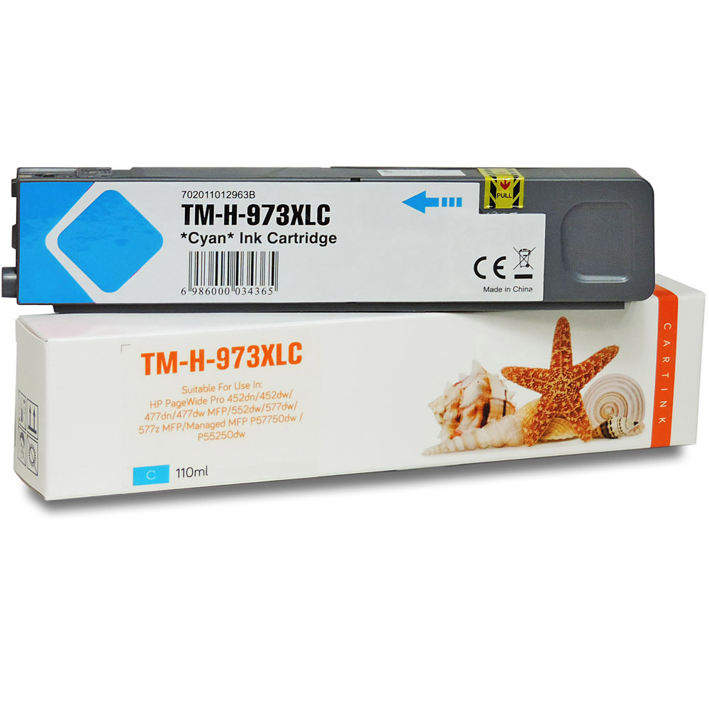 Gigao HP 973X Tintenpatronen Set CMYK für PageWide Pro 470 Series - 10.000/7.000 Seiten