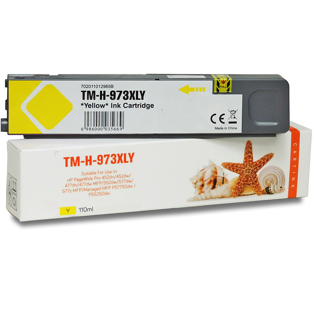 Gigao HP 973X XXL Tintenpatronen Set für HP PageWide Pro 477 dn - 4 Farben Kompatibel