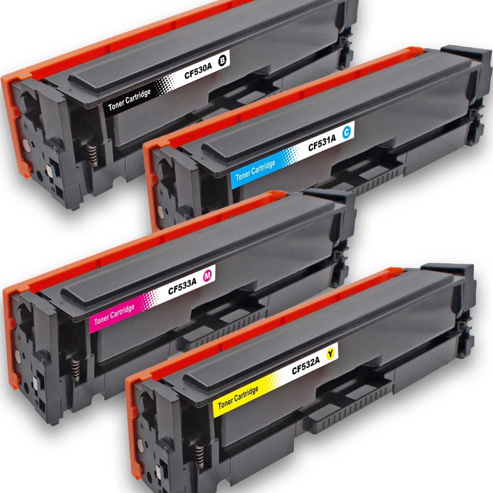 D&C Toner-Set für HP Color LaserJet Pro M154nw (205A) - 4 Farben Kompatibel