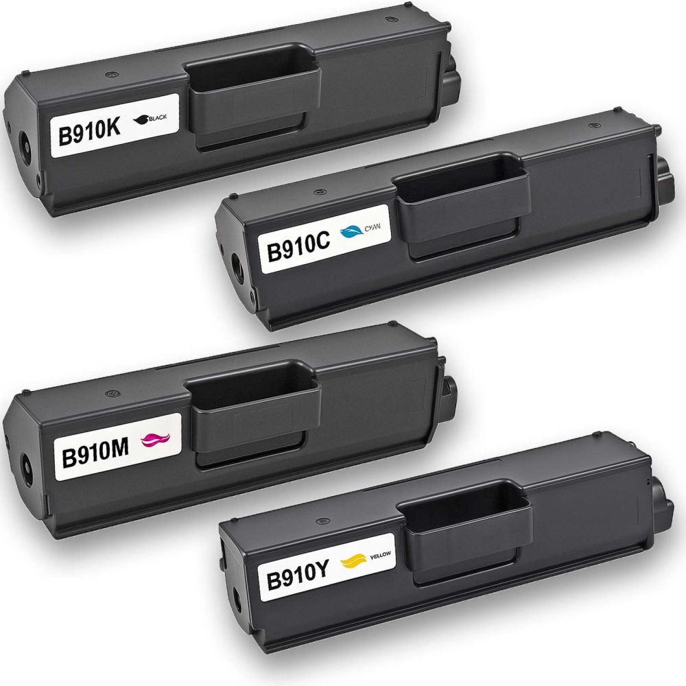 Kompatibel Brother TN-910BK, TN-910C, TN-910M, TN-910Y Sparset 4 Toner alle Farben von Gigao