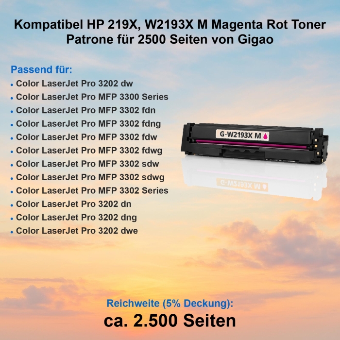 Magenta für Color LaserJet Pro MFP 3302fdn...