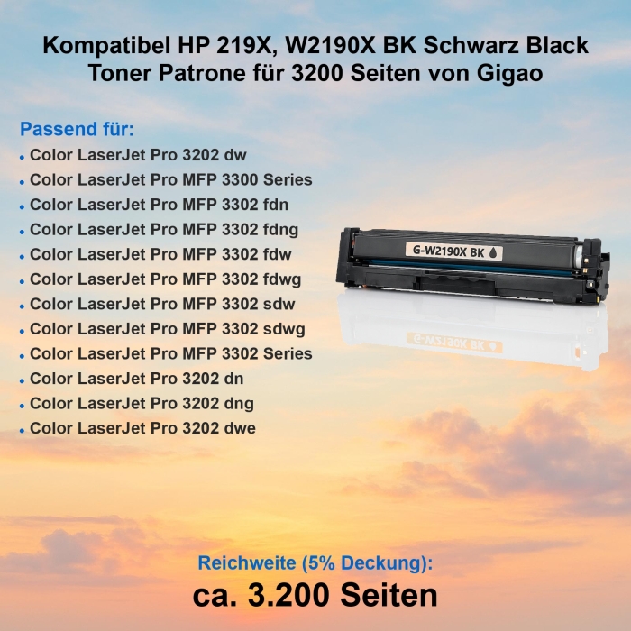 Schwarz für Color LaserJet Pro MFP 3302sdw...