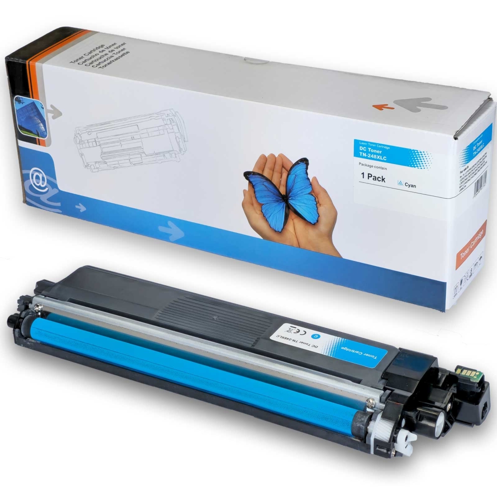 Kompatible Brother TN-248XLC Cyan Tonerkartusche für HL-L3215CW - 2300 Seiten