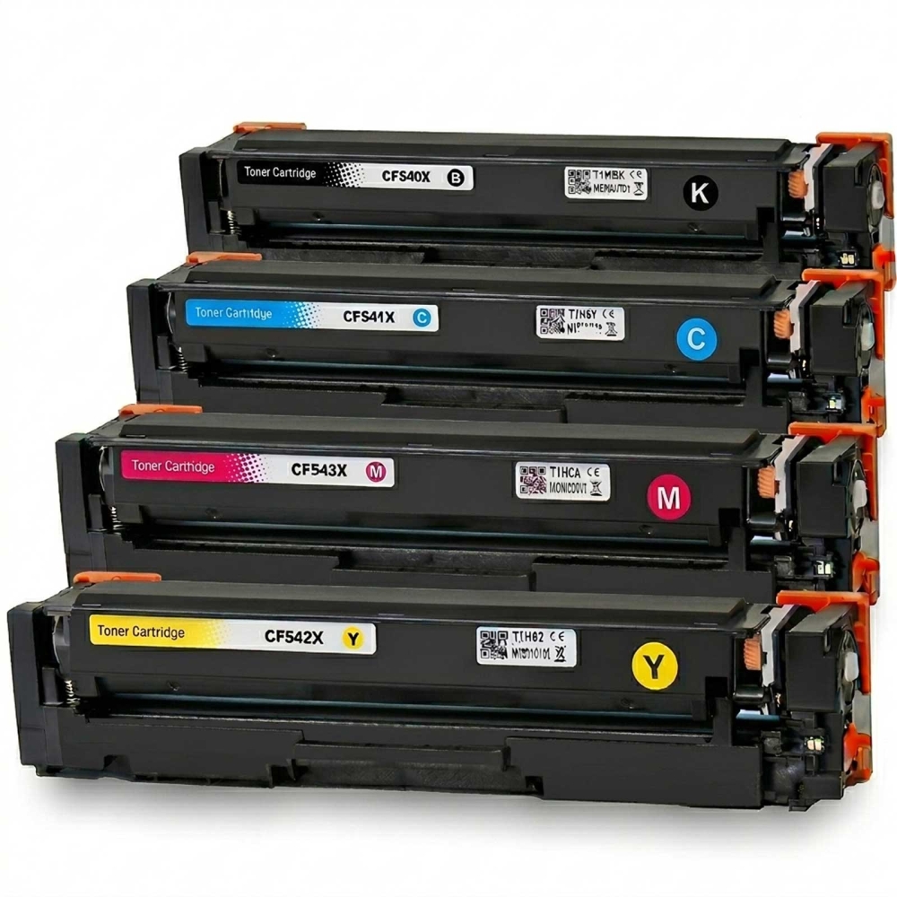 Gigao 4 Toner Set für HP Color LaserJet Pro MFP M281fdw, 4 Farbtoner kompatibel zur HP Tonerserie 203X