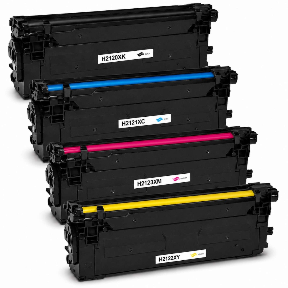 Kompatibler Toner HP 212X 4er Set (BK, C, M, Y) – W2120X W2121X W2122X W2123X Multipack
