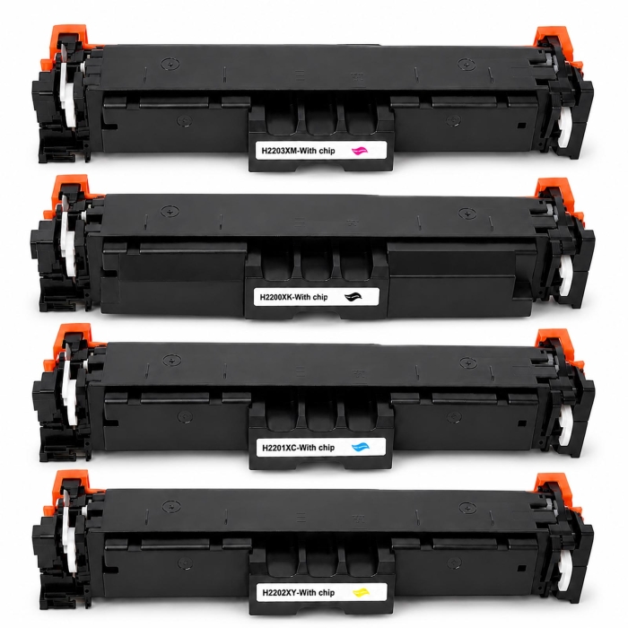 Gigao Kompatibler Toner HP 220X 4er Set für HP Color...