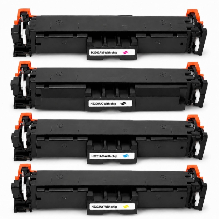 Gigao Kompatibler Toner HP 220A 4er Set BK/C/M/Y –...