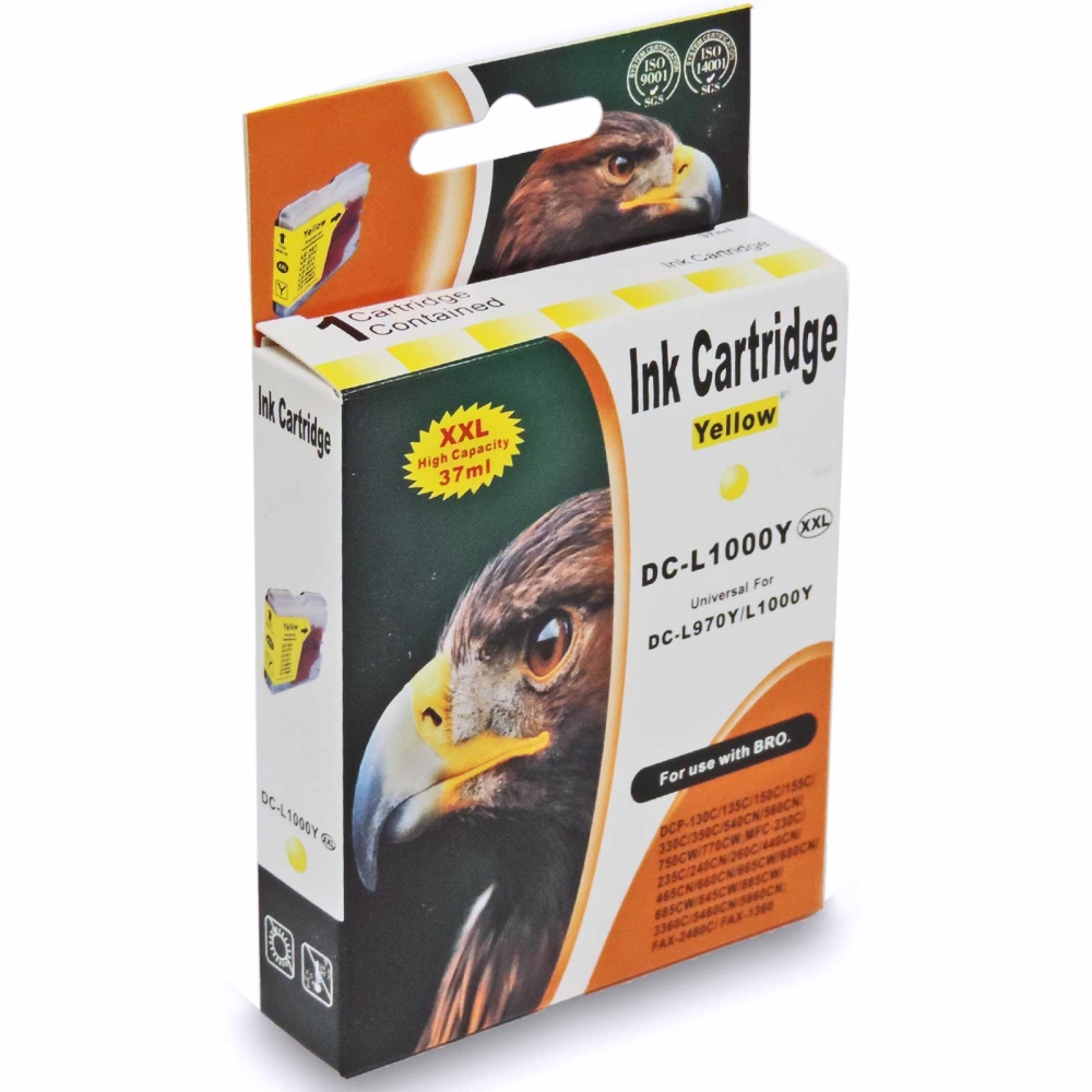 Kompatibel Brother LC-970 XXL, LC-1000 XXL Set 4 Druckerpatronen von D&C