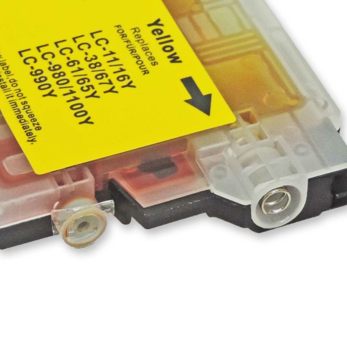 Kompatibel Brother LC-980, LC-1100 Y Yellow Gelb Druckerpatrone für 325 Seiten von D&C