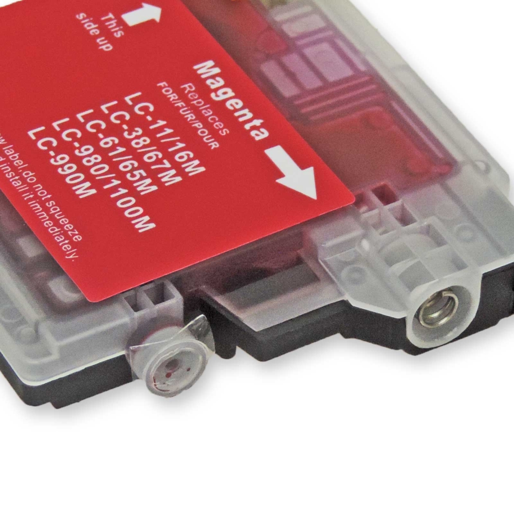 Ersetzt BrotherLC-980VAL Value Pack, LC-1100 Set 4 Druckerpatronen alle Farben von D&C