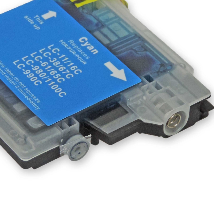 Ersetzt BrotherLC-980VAL Value Pack, LC-1100 Set 4 Druckerpatronen alle Farben von D&C