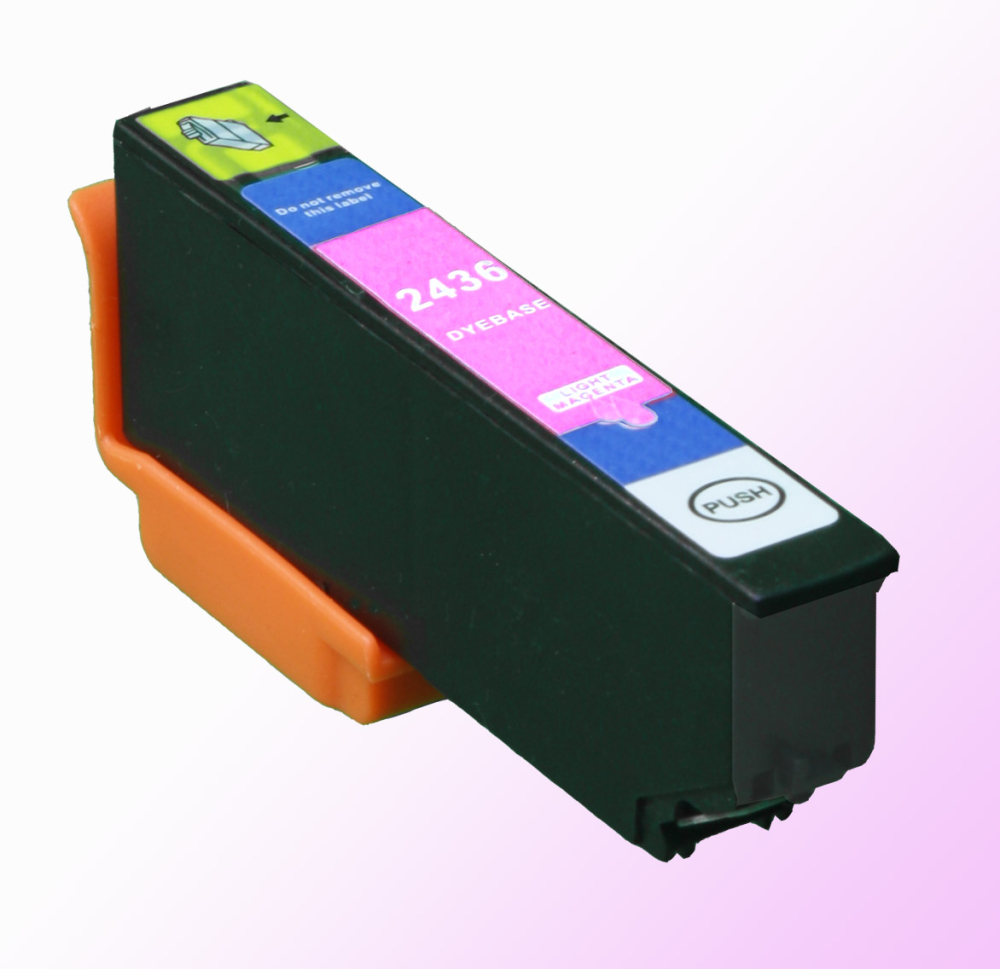 Kompatibel Epson Elefant, T2436, 24XL, C13T24364010 LM Light-Magenta Hellrot Druckerpatrone für 1.115 Seiten von D&C