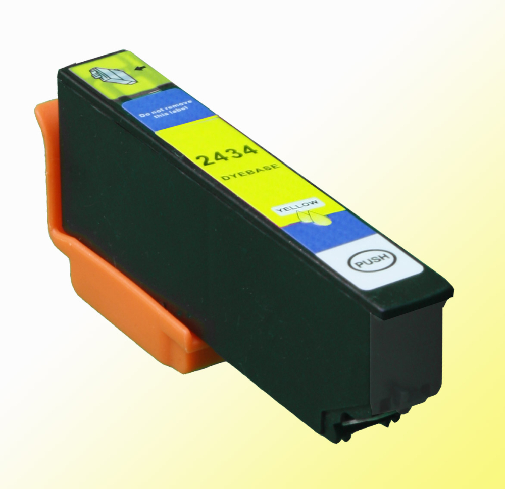 Kompatibel Epson Elefant, T2434, 24XL, C13T24344010 Y Yellow Gelb Druckerpatrone für 790 Seiten von D&C