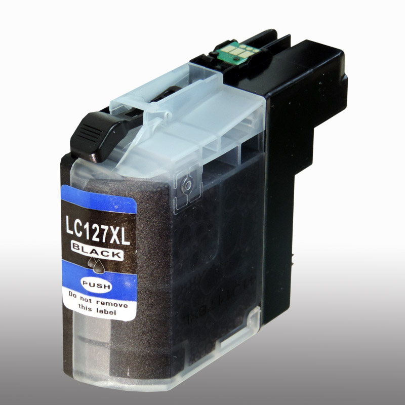Kompatibel Brother LC-127 XXL BK Schwarz Black Druckerpatrone für 1.200 Seiten von D&C