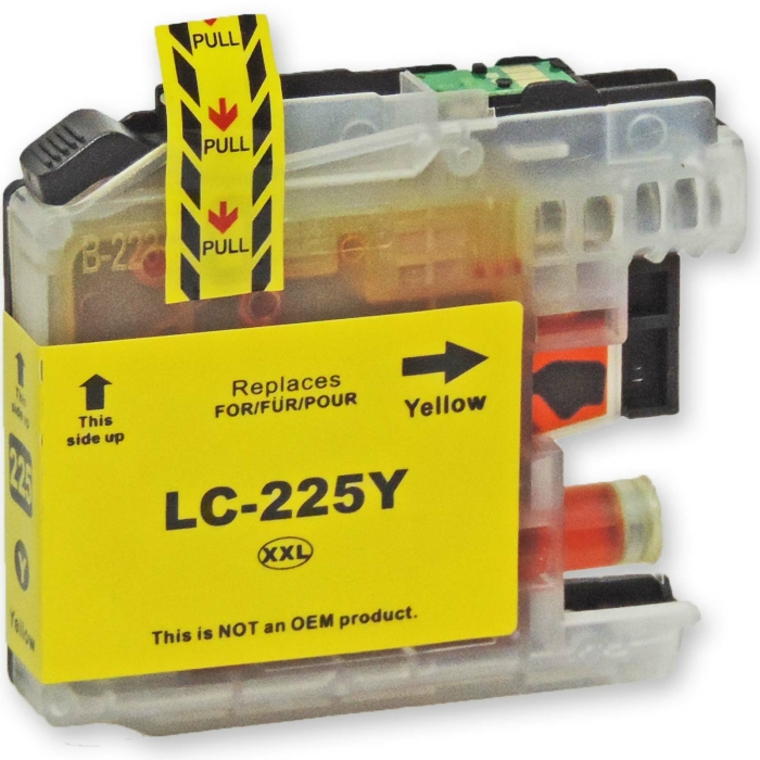 Kompatibel Brother LC-225 XXL Y Yellow Gelb Druckerpatrone für 1.200 Seiten von D&C