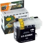 Kompatibel Brother LC-229 XXL BK Black Multipack 10 schwarze Druckerpatronen je 2.400 Seiten von D&C