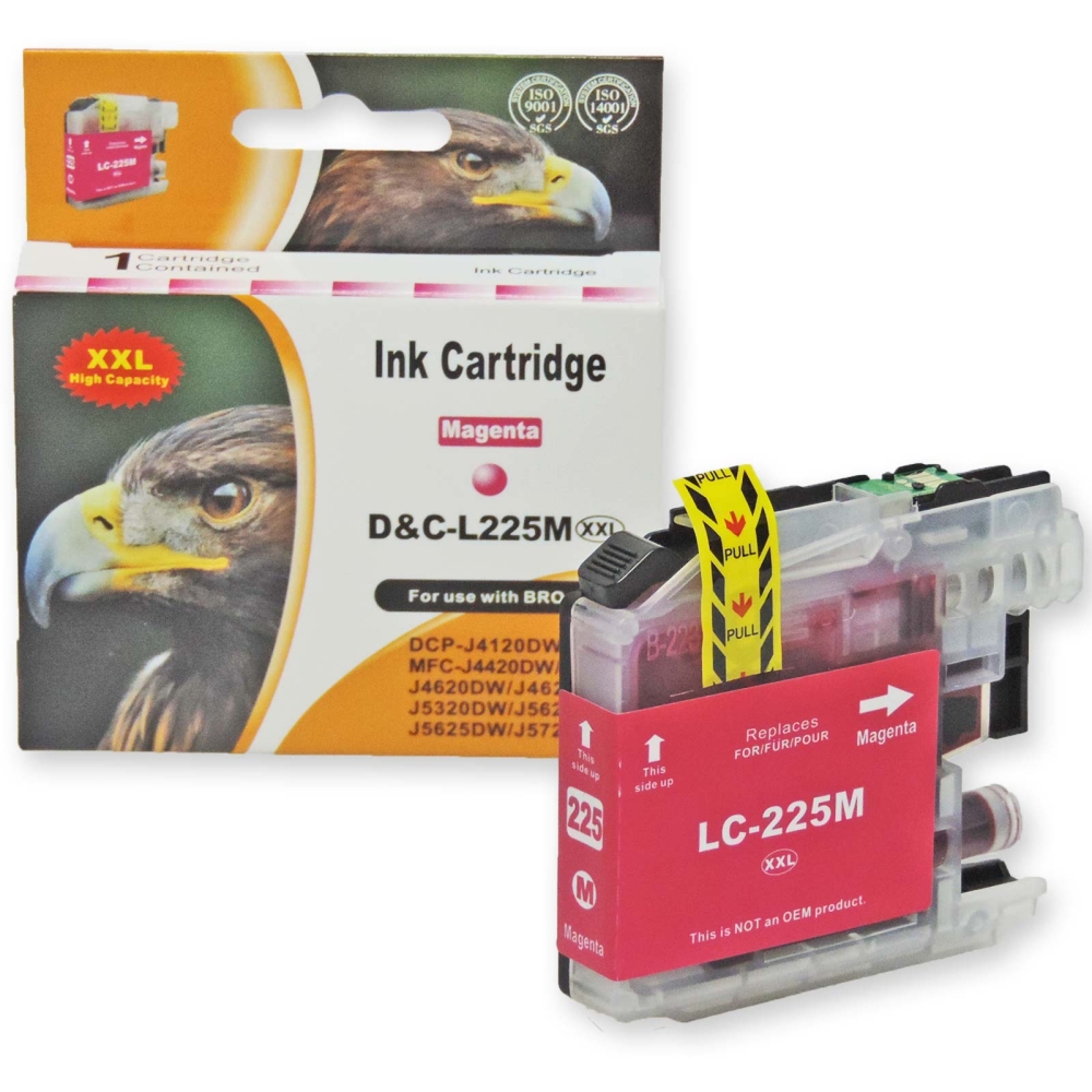 Kompatibel Brother LC-225 XXL, LC-229 XXL Set 10 Druckerpatronen alle Farben von D&C