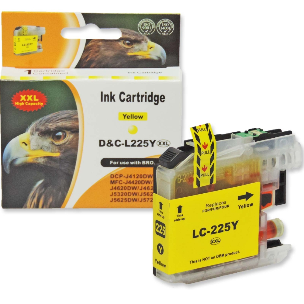 Kompatibel Brother LC-225 XXL, LC-229 XXL Set 10 Druckerpatronen alle Farben von D&C