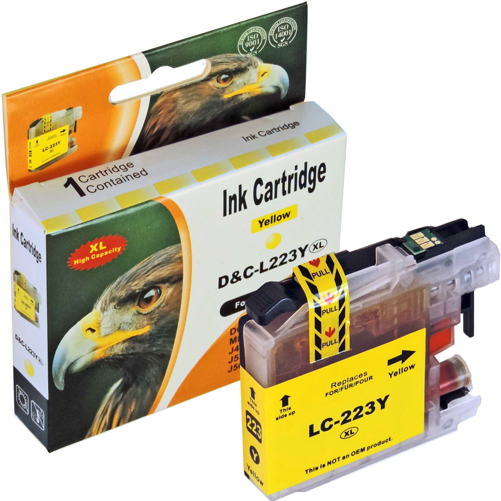 Kompatibel Brother LC-223 XL Set 10 Druckerpatronen alle Farben von D&C