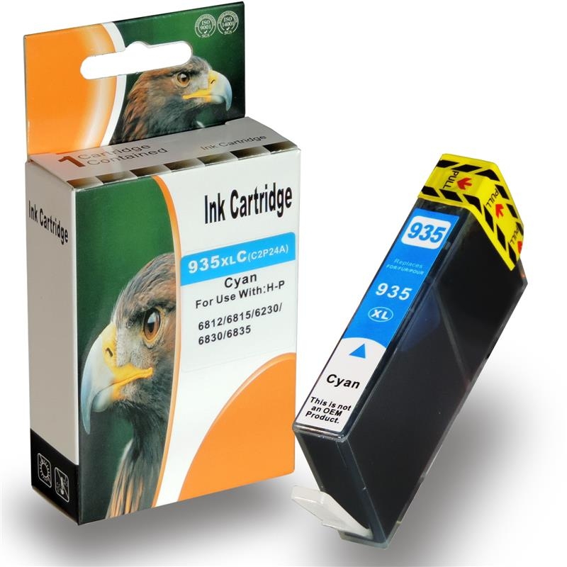 Kompatibel HP C2P24AE, 935XL C Cyan Blau Druckerpatrone für 825 Seiten von D&C
