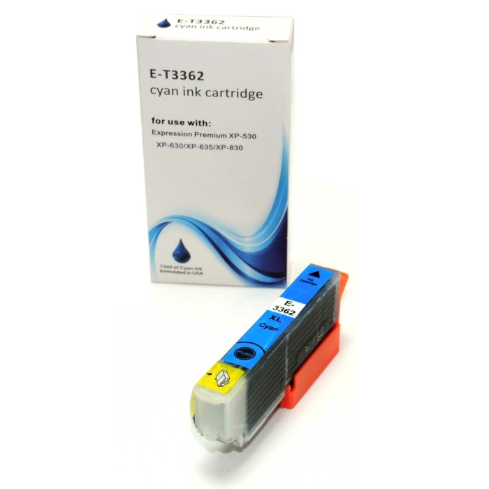 Kompatibel Epson Orange, T3362, 33XL, C13T33624010 C Cyan Blau Druckerpatrone f&uuml;r 650 Seiten von D&amp;C